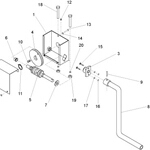 Crank Handle Assembly <br />(BWE-150K / 150KJ / 200K / 200KJ)